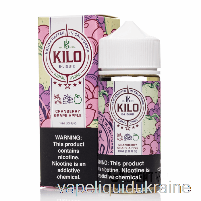 Vape Ukraine Cranberry Grape Apple - Kilo Revival - 100mL 3mg